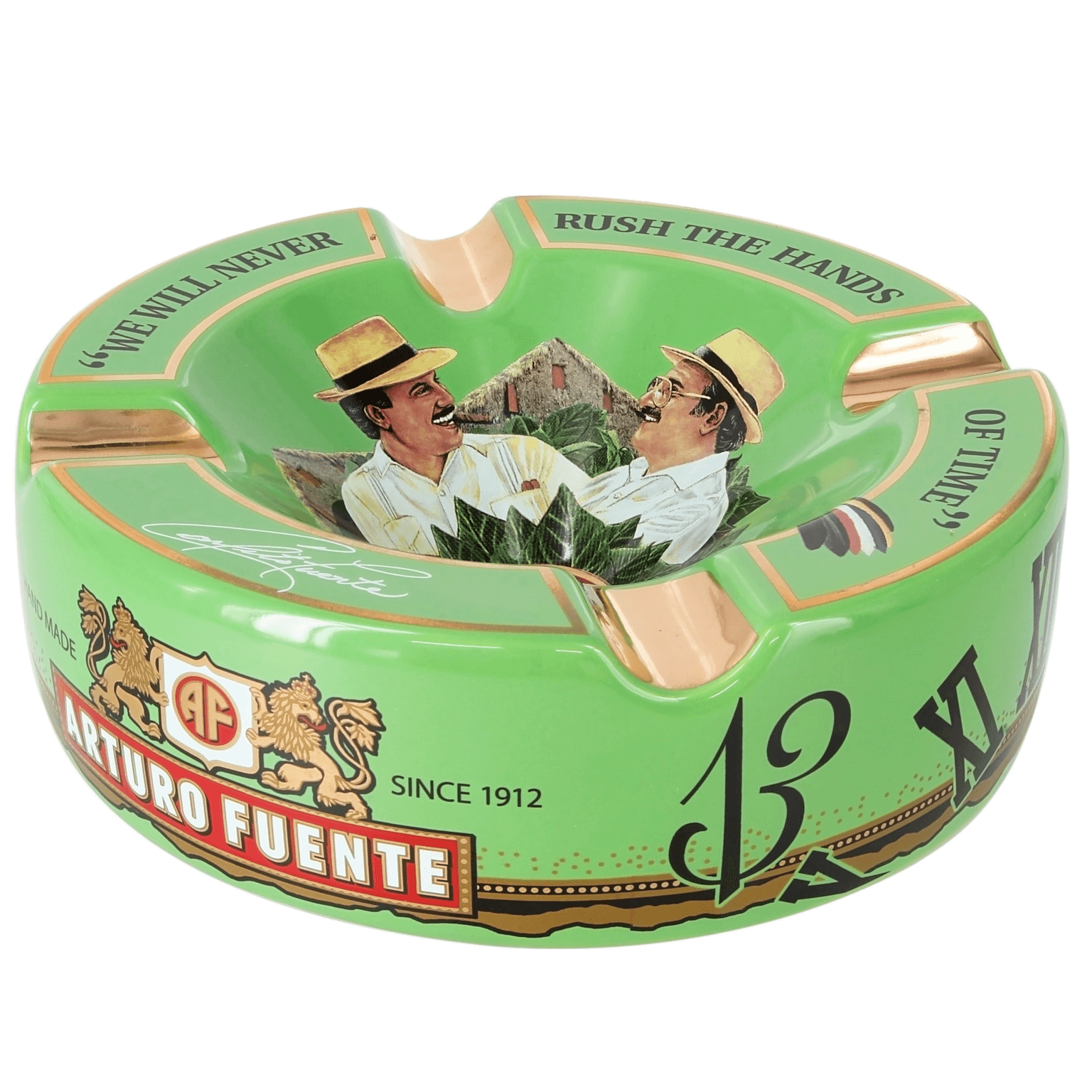 Arturo Fuente Ceramic Hands Of Time Ashtray Black - Image 4
