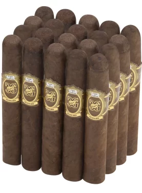 Bundle of Casa de Garcia Maduro cigars with rich, dark wrappers and classic band design