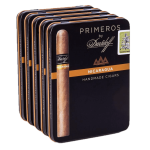 Davidoff Primeros Nicaragua 6-cigar pack with sleek black and gold packaging