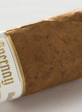 Single Illusione Epernay cigar on white background