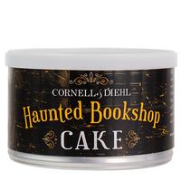 2 oz tin of Cornell & Diehl Haunted Bookshop Cake pipe tobacco.
