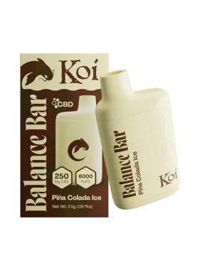 Koi Balance Bar CBD Vape - Pina Colada ice