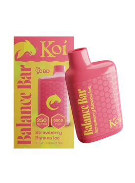 Koi Balance Bar CBD Vape - Strawberry banana Ice