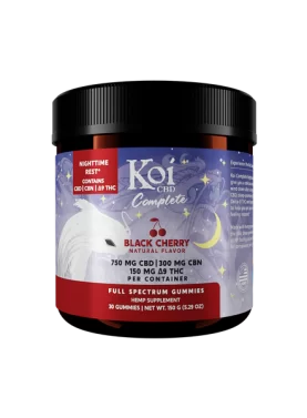 Koi Complete Nighttime Rest | THC + CBN + CBD Gummies - Orange cream