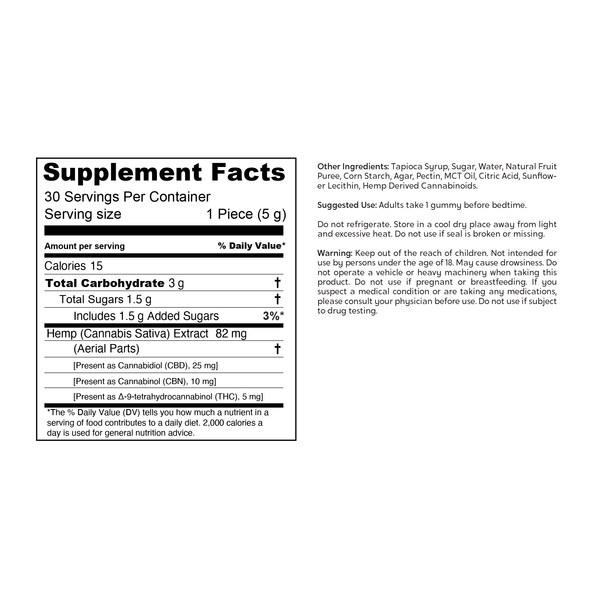 Koi Complete Nighttime Rest | THC + CBN + CBD Gummies - Image 4