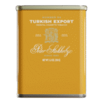 Package of Peter Stokkebye Turkish Export roll-your-own tobacco with classic design and fine-cut contents