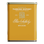 Package of Peter Stokkebye Turkish Export roll-your-own tobacco with classic design and fine-cut contents
