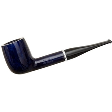 Savinelli Arcobaleno Smooth Blue (111 KS) pipe with a glossy blue finish and classic straight billiard shape.