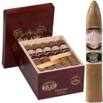 Southern Draw Desert Rose single cigar in front of an open box