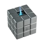 HERITAGE CUBE DESK LIGHTER By Colibri - Charcoal