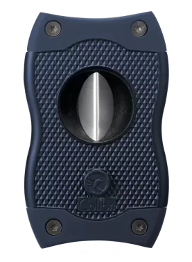 Colibri SV-Cut Cigar Cutter with dual stainless steel blades and ergonomic design for precision cuts.