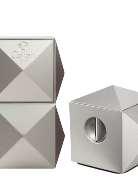 QUASAR DESK LIGHTER + QUASAR 2-IN-1 DESK CUTTER - Silver