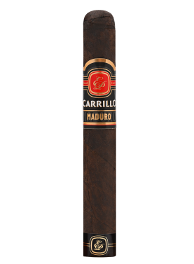E.P. Carrillo Maduro Toro cigar with dark Maduro wrapper