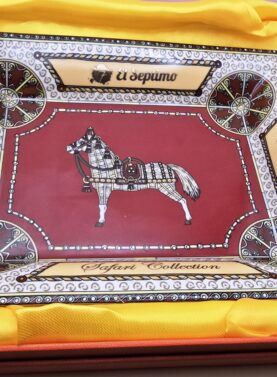 El Septimo Safari Collection luxury cigar ashtray with safari-inspired design.